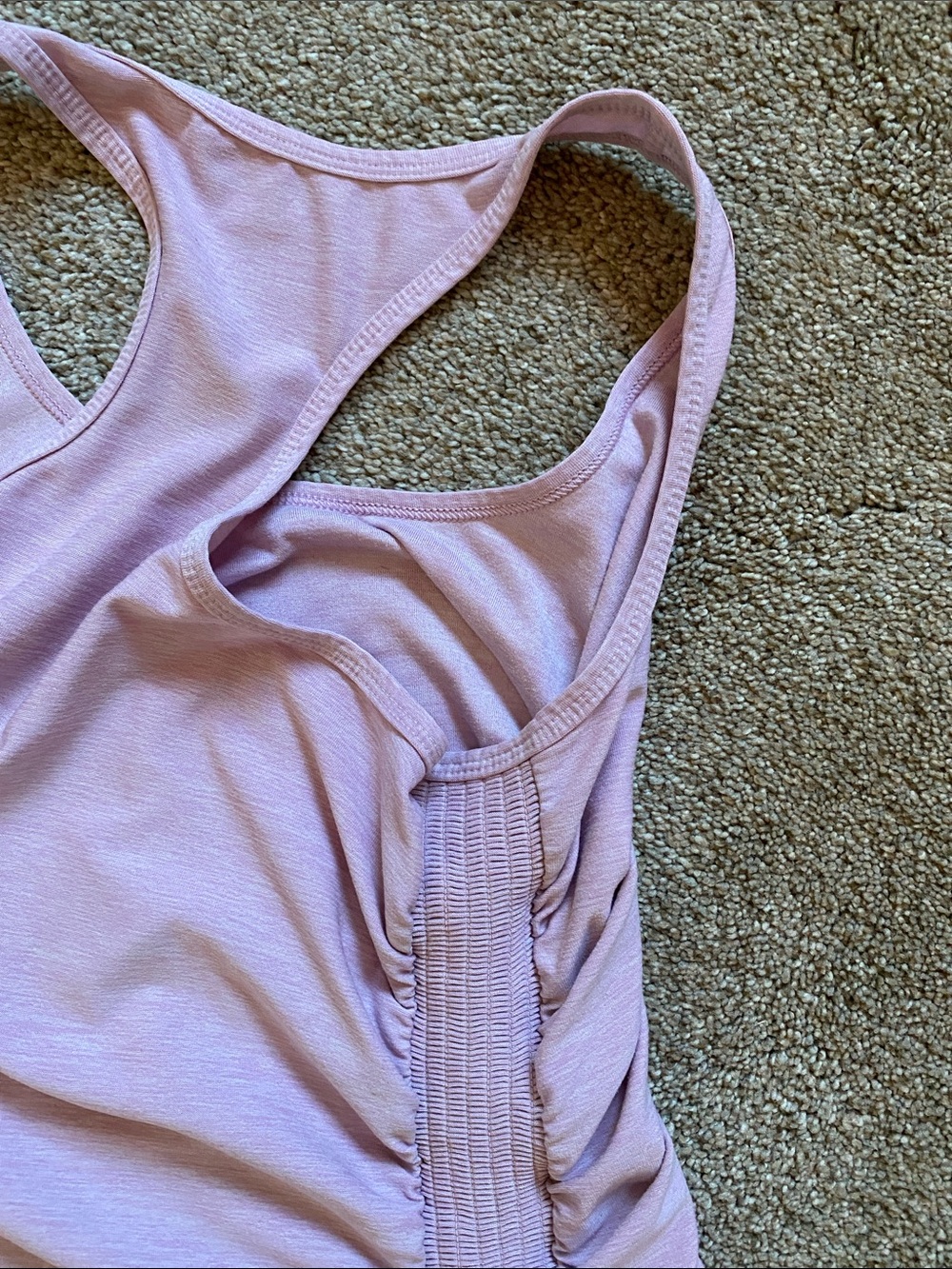 Old Navy Light Purple Racerback Ruched Tank - Picture 4 of 5